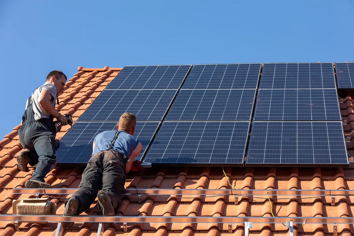 Installation de panneaux photovoltaïques 
